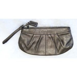 Coach Metallic Clutch